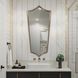 Antioch 52 X 24 inch Brass Mirror