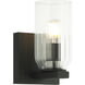 Westlock 1 Light 4.38 inch Matte Black Wall Sconce Wall Light