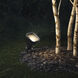 Hardy Island Lumacore 12v 12.00 watt Satin Black Landscape Flood Light, Variable Output