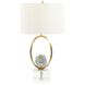 Crystal Geode 27.75 inch Table Lamp Portable Light