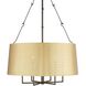 Felipe 6 Light 28 inch Antique Brass and English Bronze Chandelier Ceiling Light