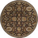 Middleton 96 X 96 inch Dark Brown Handmade Rug, Round