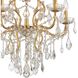 Filmore 6 Light 23 inch Antique Gold Chandelier Ceiling Light in Clear Spectra