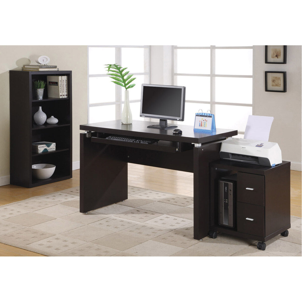 Harmar Cappuccino Office Cabinet