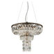 Rosalia 9 Light 16 inch Antique Silver Pendant Ceiling Light