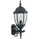 Tiverton 1 Light 24 inch Black Outdoor Wall Lantern