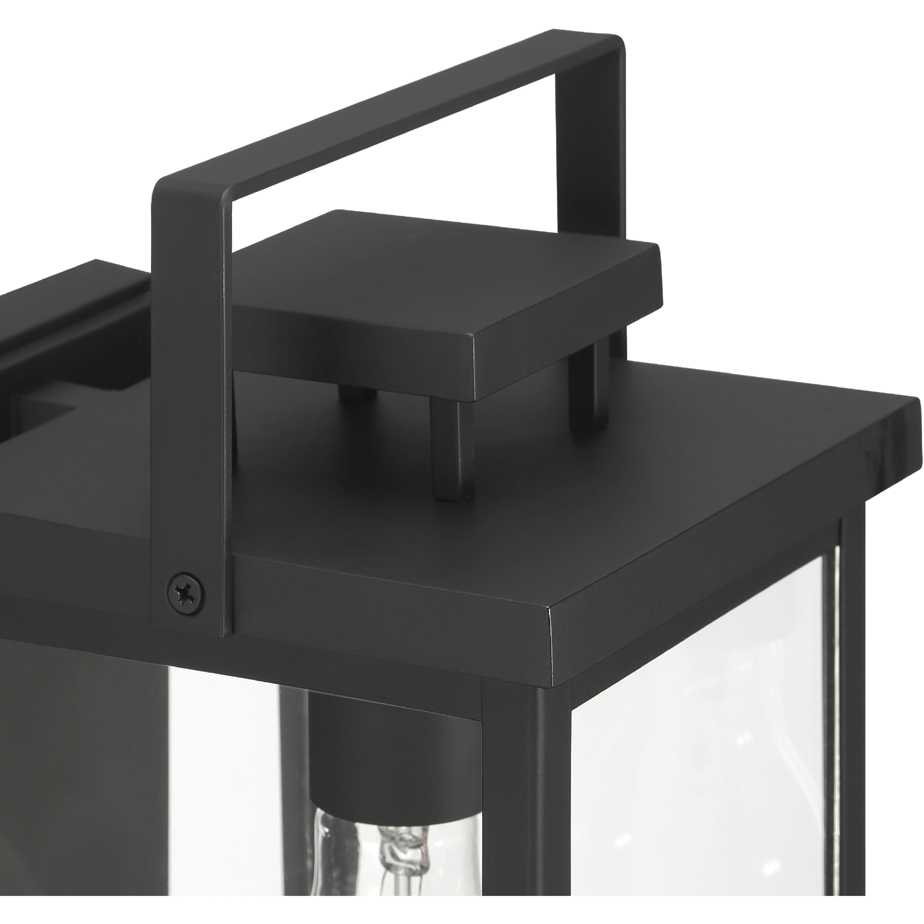 Timbergrove 1 Light 14.25 inch Matte Black Outdoor Wall Light, Medium