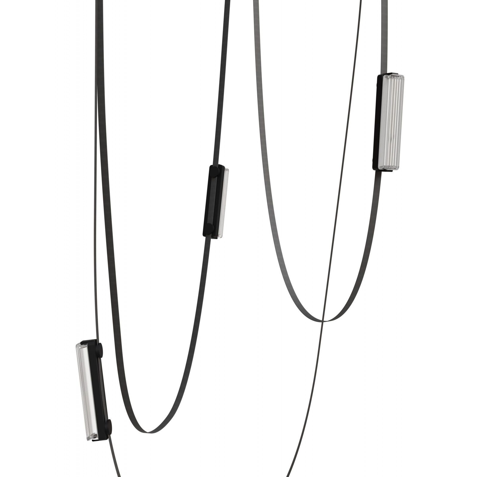 Fremont LED 2.5 inch Black Belt Chandelier Ceiling Light