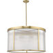 Carnaby 9 Light 32.25 inch Modern Gold Chandelier Ceiling Light