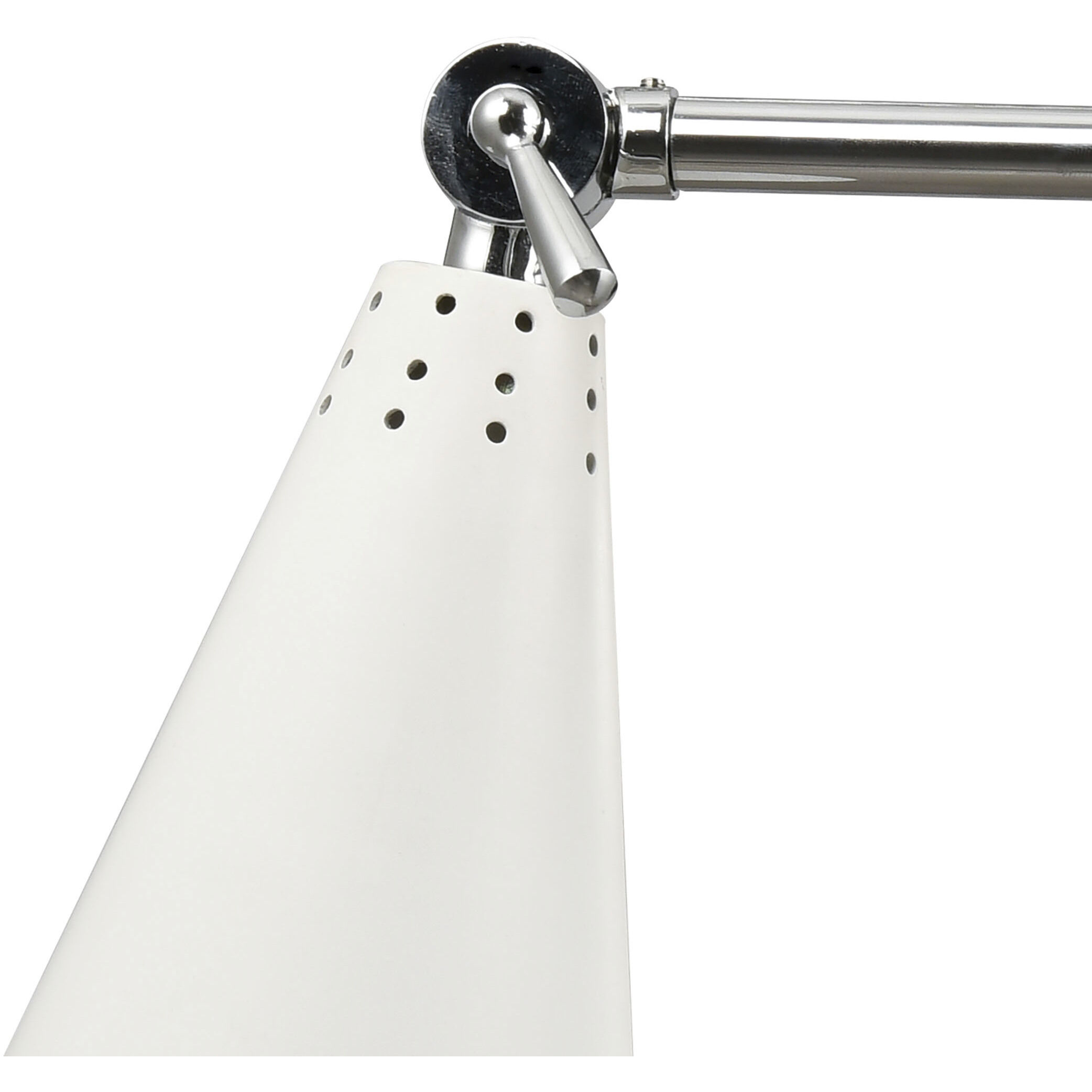Luca 22 inch 60 watt Polished Chrome Swingarm Sconce Wall Light