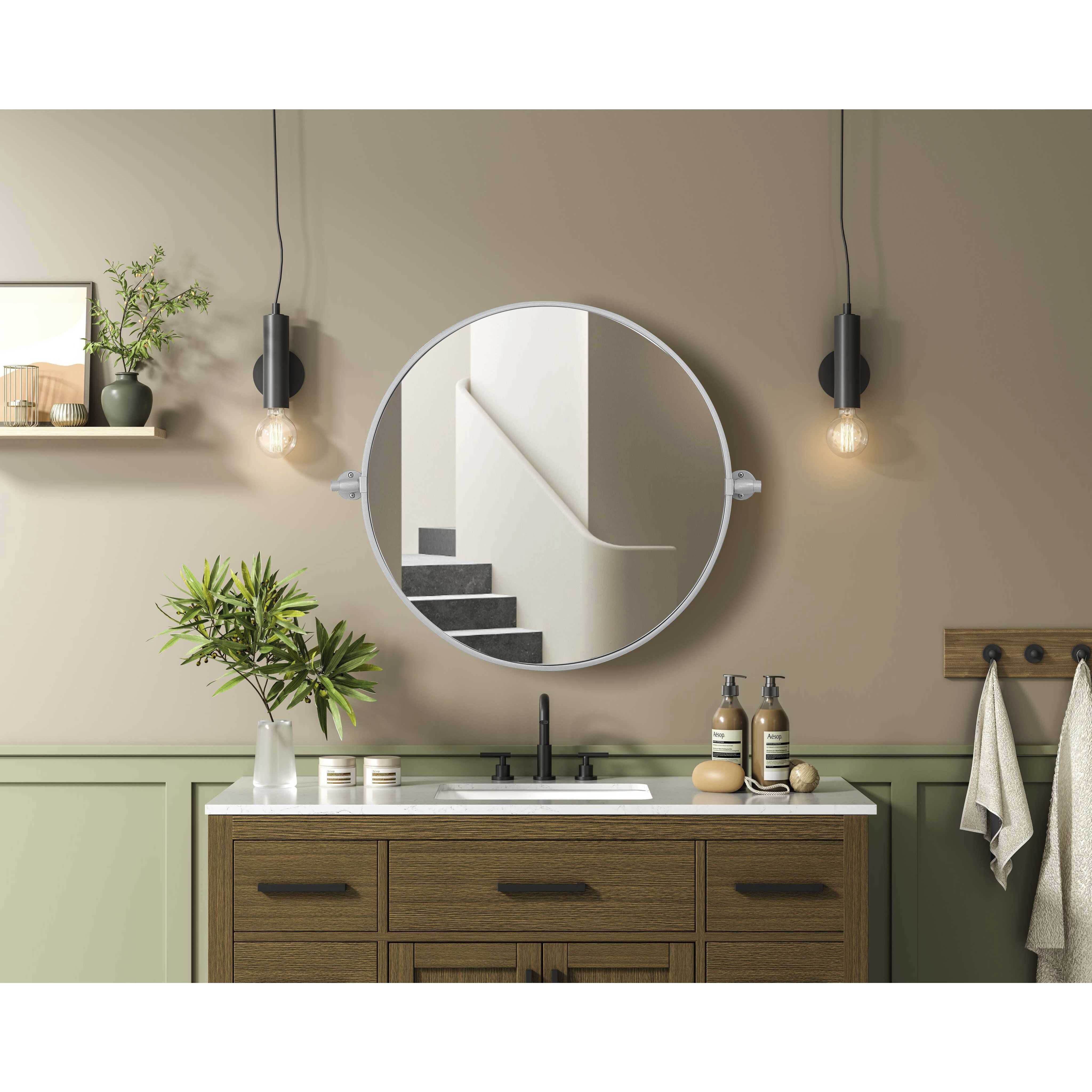 Amoura 24 X 24 inch Silver Mirror