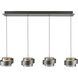 Axis LED 45.5 inch Graphite Linear Island Pendant Ceiling Light