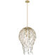 Gabriella 6 Light 18 inch Modern Gold Pendant Ceiling Light