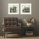 Waterside Green and Brown and Beige Framed Art, Propac