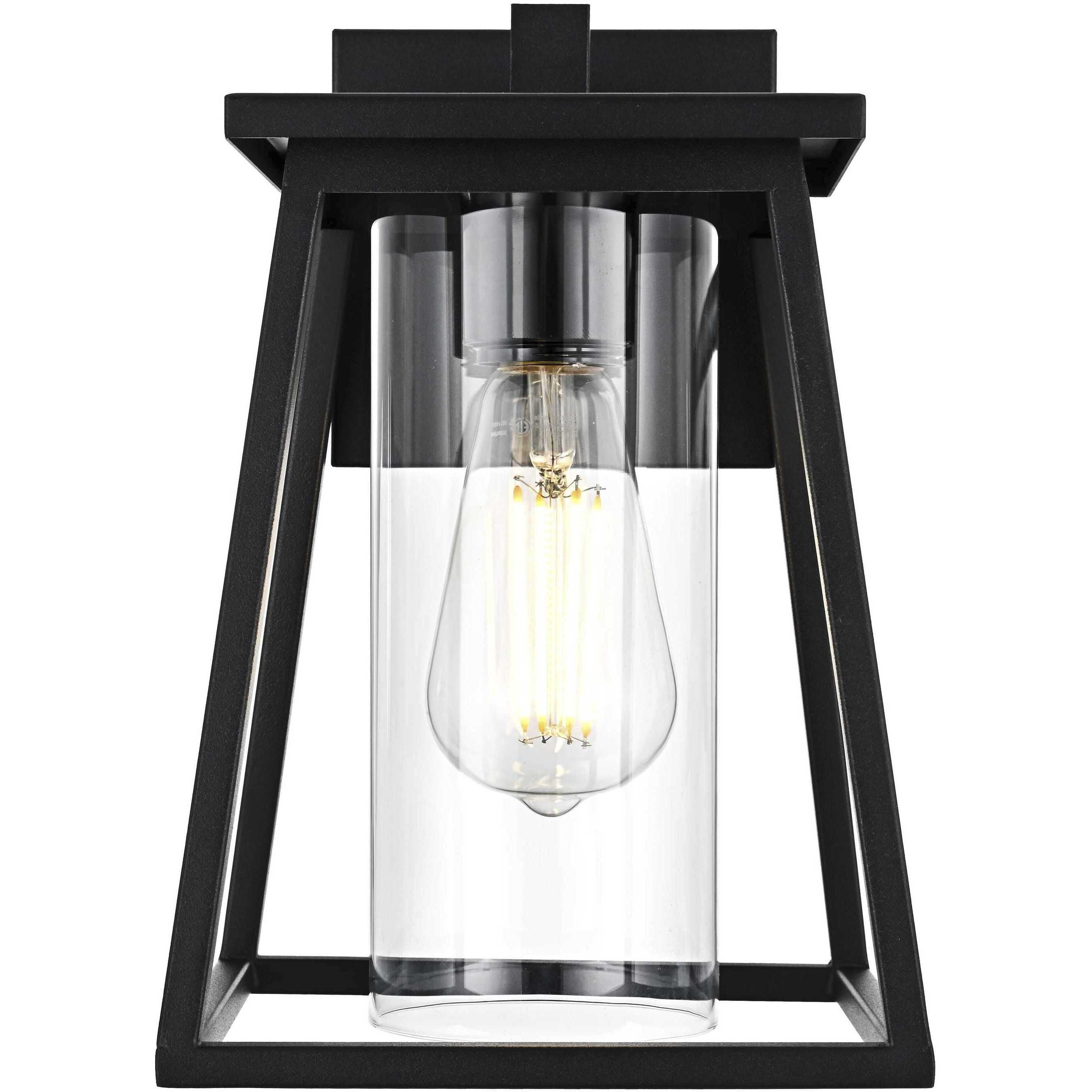 Lambert 1 Light 10.5 inch Black Outdoor Wall Sconce