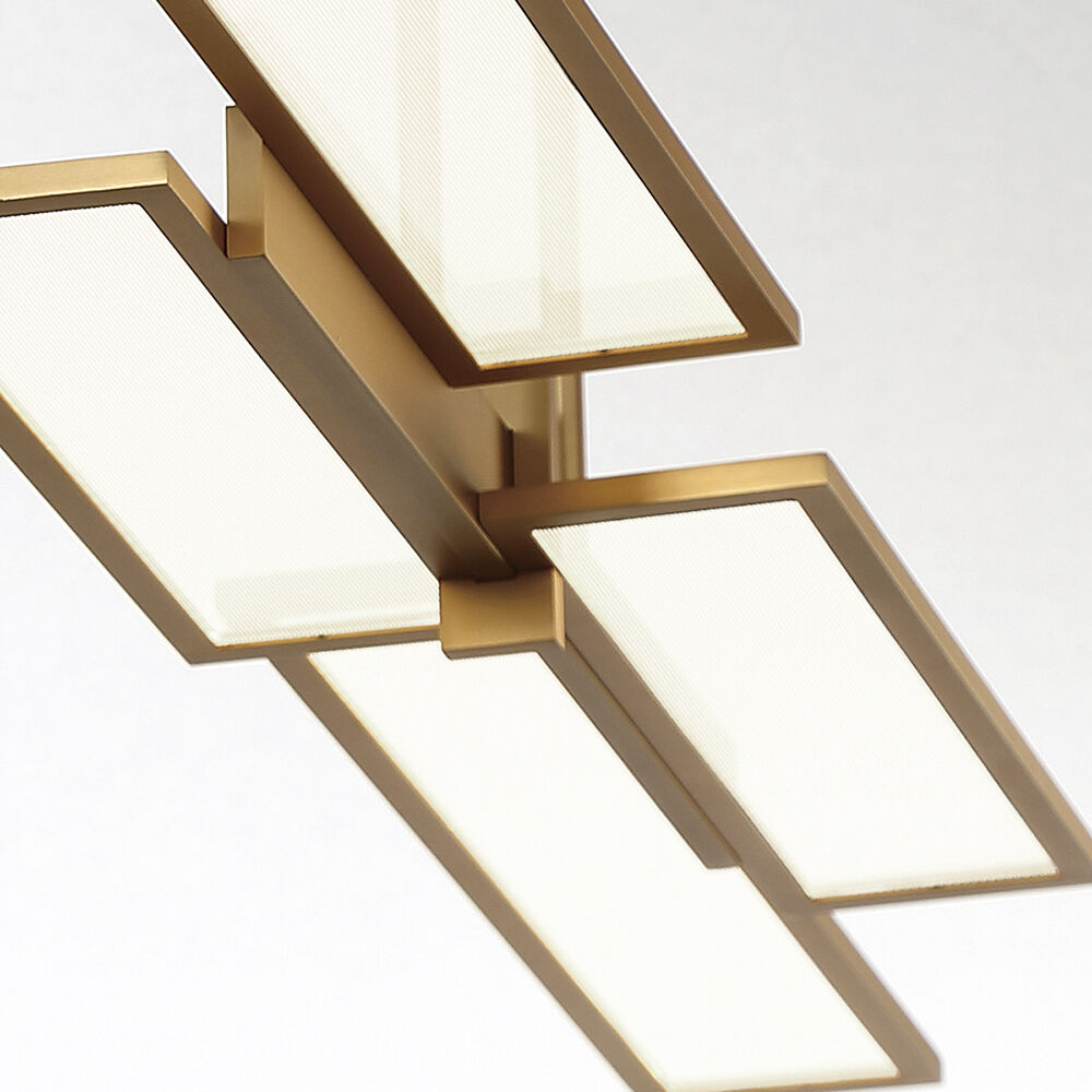 Bayswater Linear Chandelier Ceiling Light in Gold