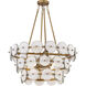 Kintrel 4 Light 28.75 inch Legacy Brass Pendant Ceiling Light