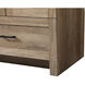 Soma 72 X 19 X 34 inch Natural Oak Vanity Sink Set