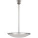 Paloma Contreras Comtesse LED 24 inch Polished Nickel Uplight Chandelier Ceiling Light, Medium