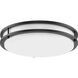 Abide LED LED 14 inch Matte Black Flush Mount Ceiling Light, Medium, Progress LED