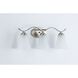 Vital 3 Light 23.5 inch Satin Nickel Bath Vanity Wall Light