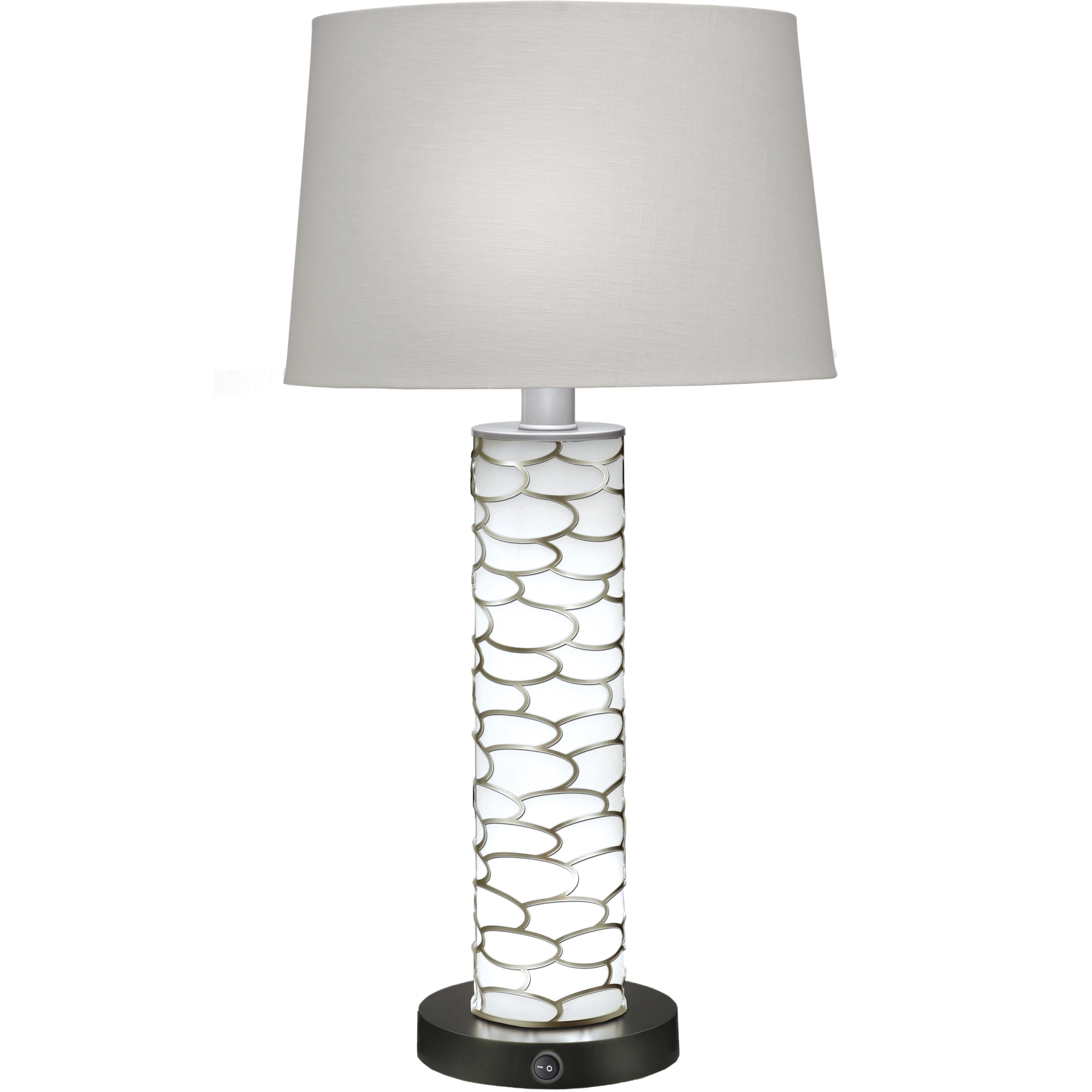 Ellie 29 inch Silver Table Lamp Portable Light