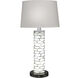 Ellie 29 inch Silver Table Lamp Portable Light