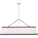 Callahan 6 Light 47.5 inch Polished Nickel Linear Chandelier Ceiling Light