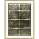 Galvanize in Gold Black and Metallic Framed Art