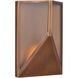 Kelly by Kelly Wearstler Punto LED 10.3 inch Natural Copper Outdoor Wall Lantern