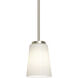 Joanna 1 Light 5 inch Satin Nickel Pendant Ceiling Light