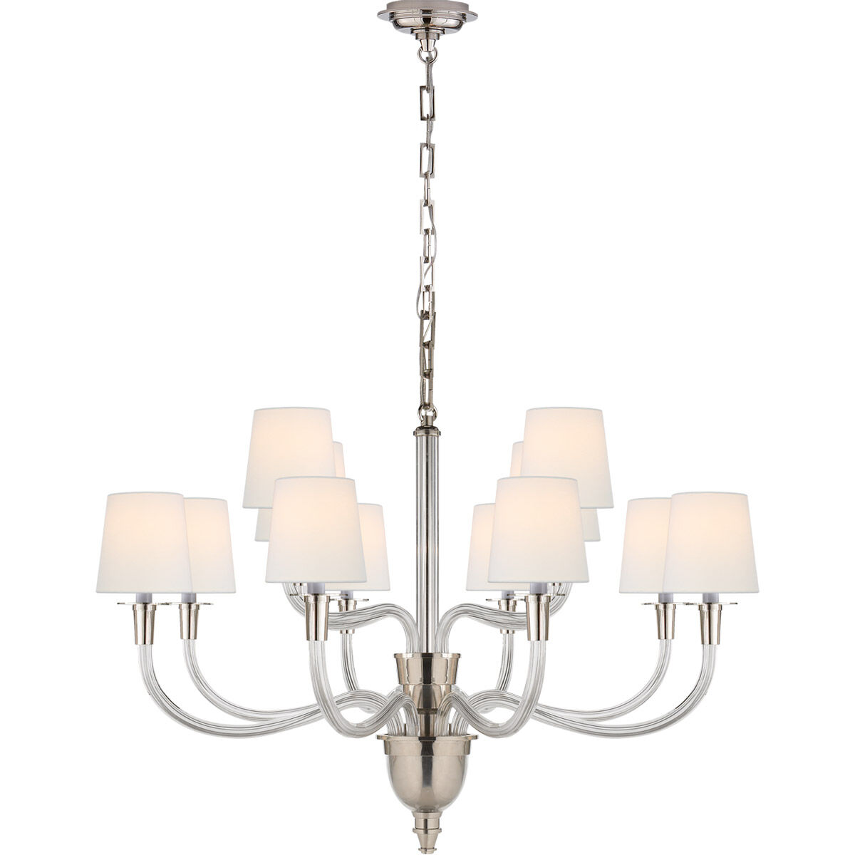 Thomas O'Brien Vivian 12 Light 36.00 inch Chandelier