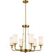 Homestead Vetivene 6 Light 29 inch Natural Brass Chandelier Ceiling Light, Vetivene