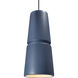 Radiance Collection 1 Light 8 inch Dark Bronze and Midnight Sky and Black Pendant Ceiling Light