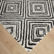 Vani 158 X 118 inch Black/White Rug in 10 x 13