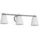 Fusion Collection - Alpino Family 25 inch Brushed Nickel Bath Bar Wall Light