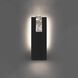 Mille LED 18 inch Sand Black Outdoor Wall Sconce