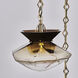 Bolsa 3 Light 21.25 inch Winter Brass Chandelier Ceiling Light