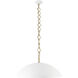 Alora Mood Grant 1 Light 27.63 inch Antique White Pendant Ceiling Light