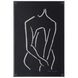 Melissa Abide Griffith's Ebony Contour II Wall Decor, Figurative