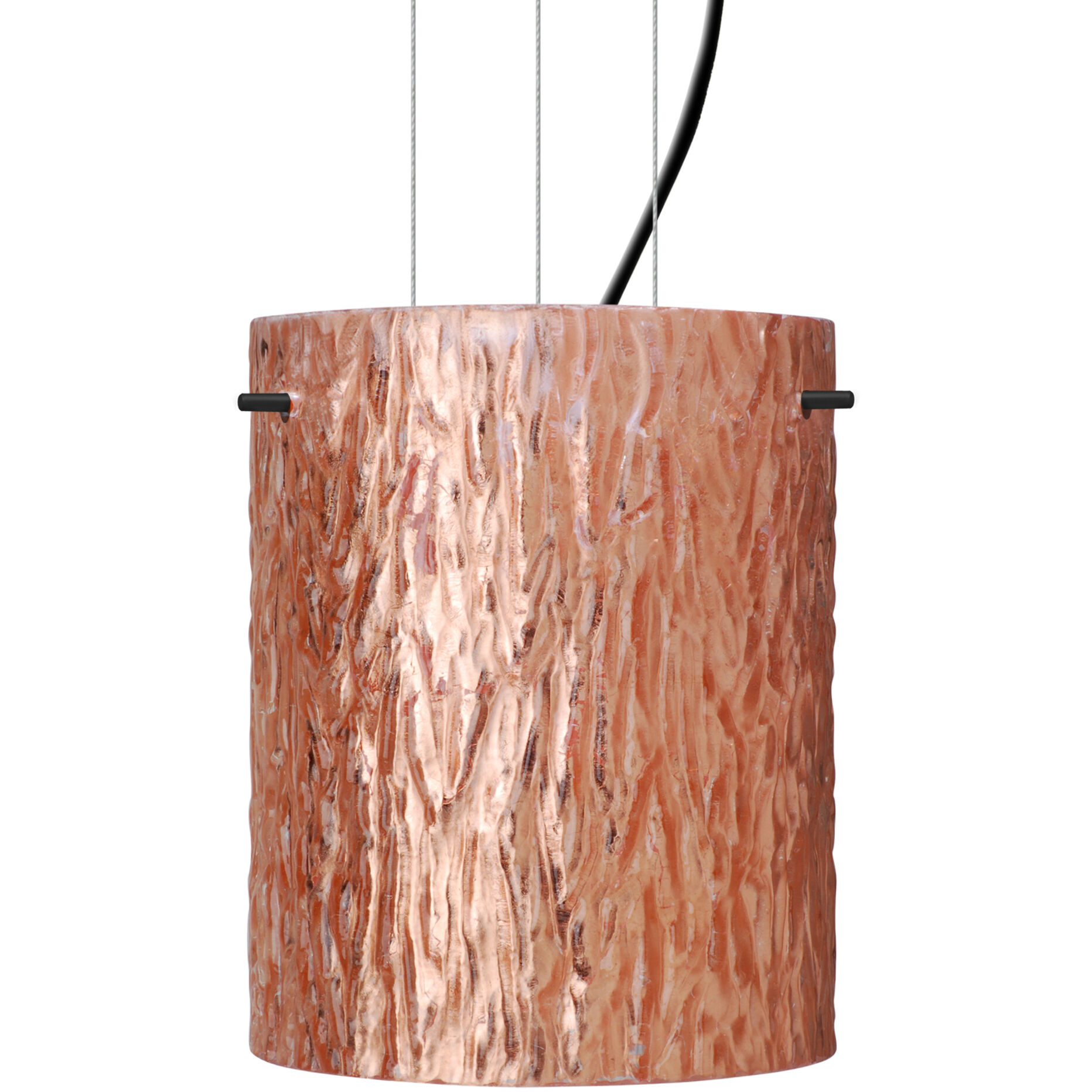 Tamburo 8 LED Black Cable Pendant Ceiling Light