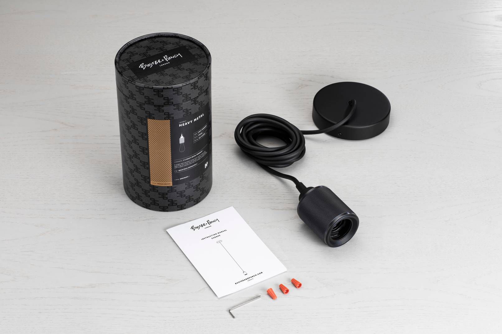 Heavy Metal LED 4.72 inch Smoked Bronze Pendant Ceiling Light