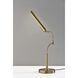 Zane 17 inch 10.00 watt Antique Brass Desk Lamp Portable Light, with Smart Switch