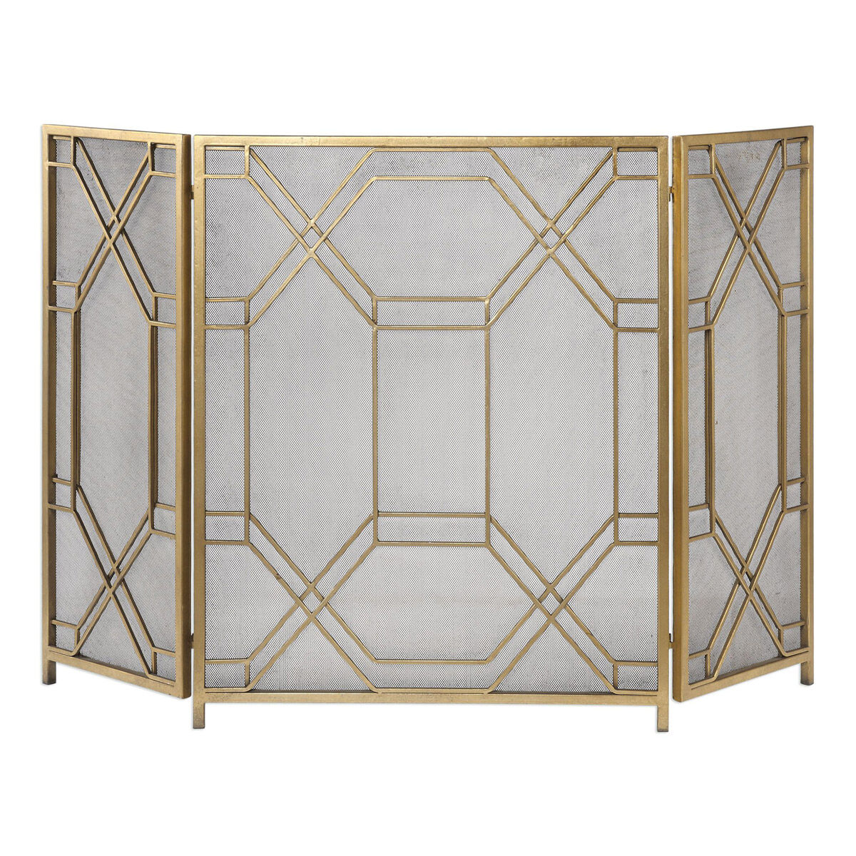 Rosen 53 X 34 inch Fireplace Screen, Grace Feyock