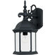Devonshire 1 Light 17 inch Black Outdoor Wall Lantern