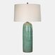 Andale 30.25 inch 150 watt Crackled Teal Ceramic and Plated Antique Brass Table Lamp Portable Light