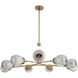 Smyth 9 Light 54 inch Antique Brass Chandelier Ceiling Light