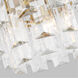 C&M by Chapman & Myers Arden 4 Light 16.13 inch Burnished Brass Chandelier Ceiling Light