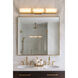 Mingle 3 Light 38 inch Satin Brass Bath Vanity Light Wall Light