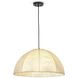 Stevie 1 Light 23.5 inch Natural Pendant Ceiling Light